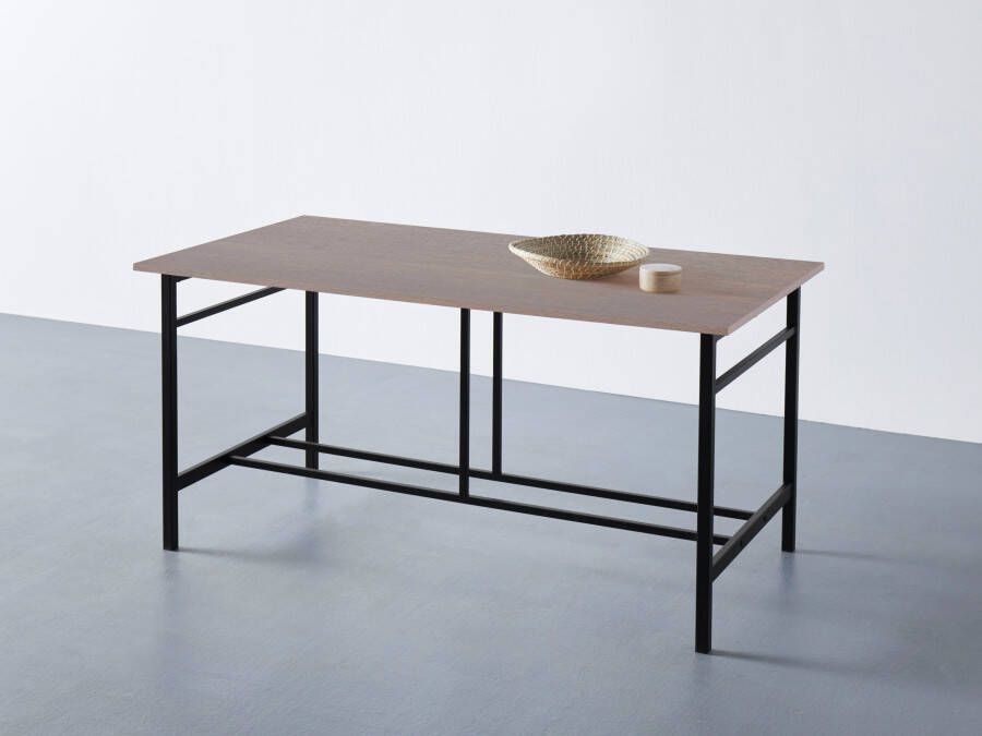 Home affaire Eettafel Sare met echt houtfineer van eiken - Foto 2