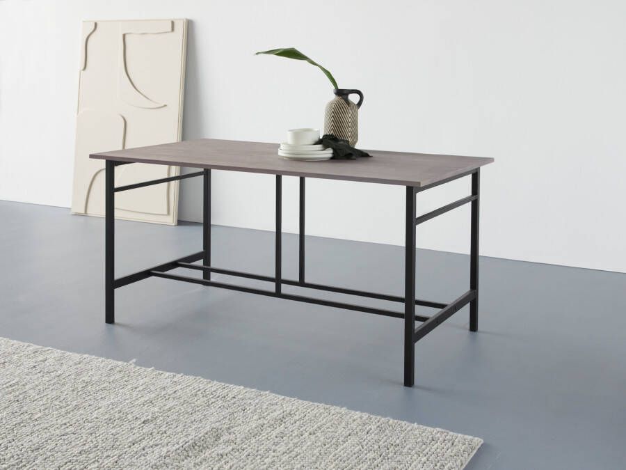 Home affaire Eettafel Sare met echt houtfineer van eiken - Foto 2