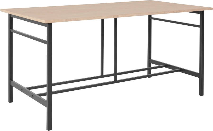 Home affaire Eettafel Sare met echt houtfineer van eiken - Foto 3