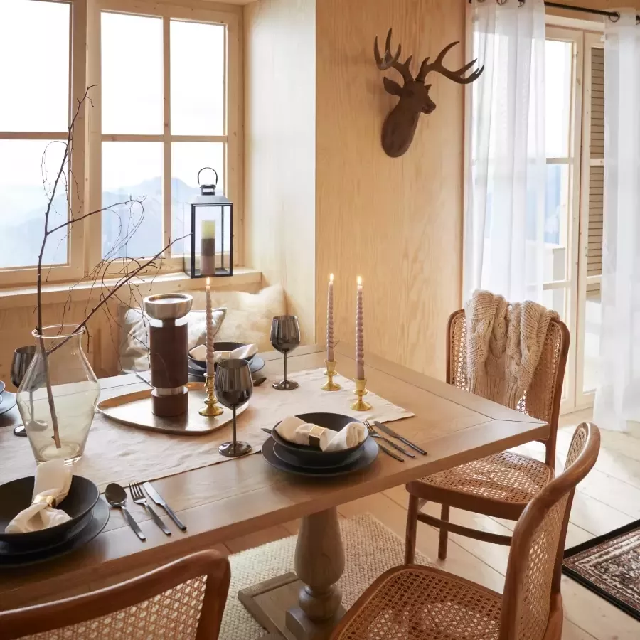 Guido Maria Kretschmer Home&Living Eettafel Westhüs in 3 verschillende maten en mooie gedraaide poten