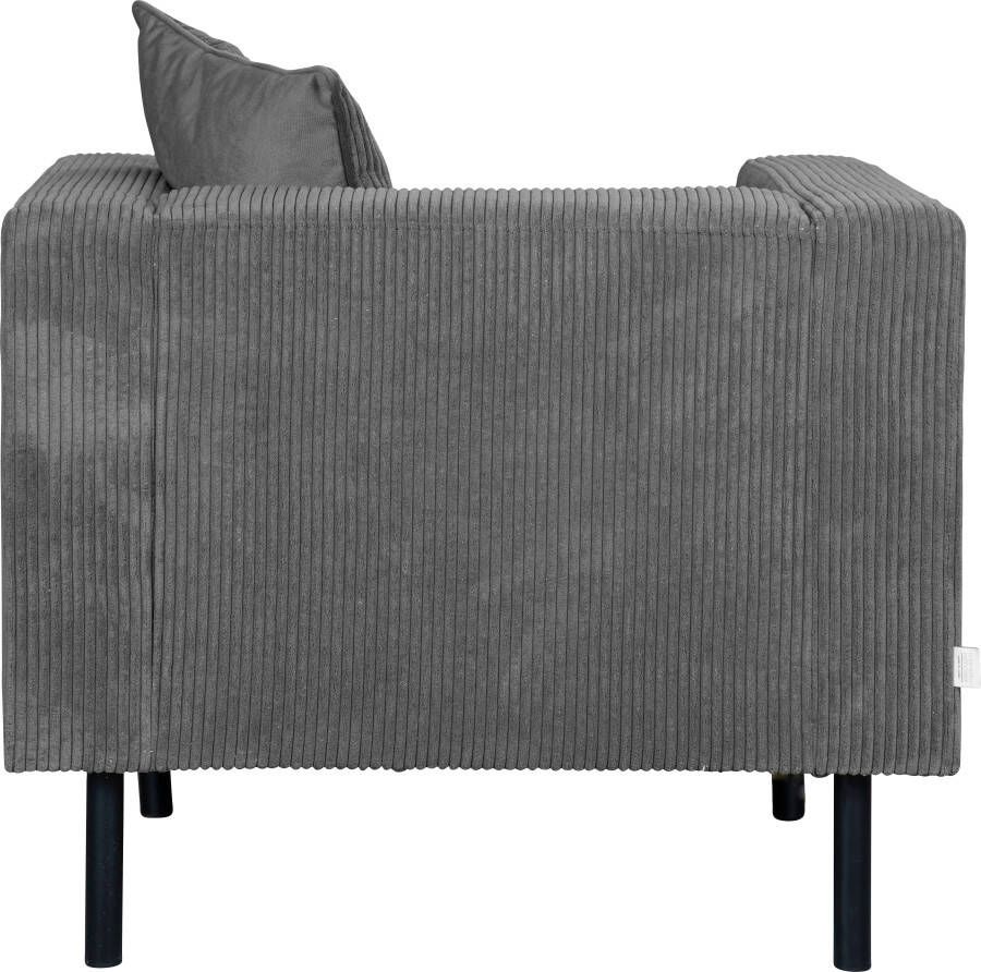 Guido Maria Kretschmer Home&Living Fauteuil Lillibeth Cocktailsessel Sierkussen als tweezijdig te gebruiken kussen 45x45 cm in fluwelige look of cord - Foto 3