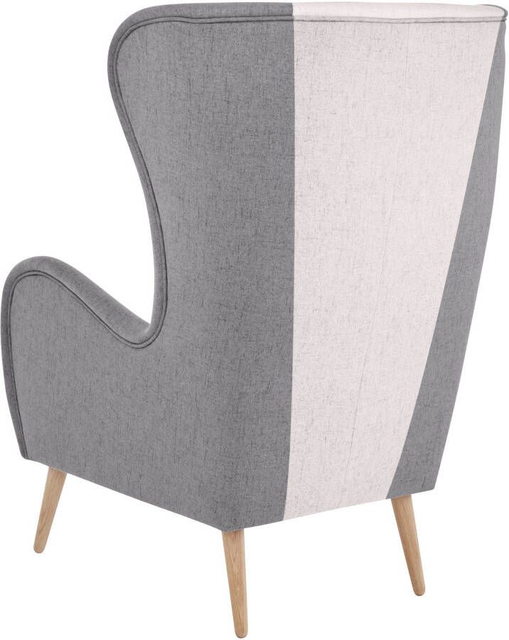 Guido Maria Kretschmer Home&Living Fauteuil Salla bekleding bouclé stof of fijne structuur naar keuze met of zonder hocker grote fauteuil: afm. bxdxh: 78x94x118cm - Foto 5