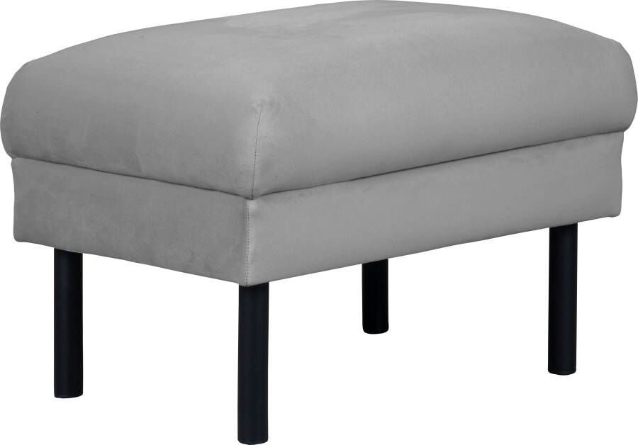 Home affaire Hocker Lillibeth poef zitzak afmetingen B D H: 64 50 48 cm passend bij de lillibeth-serie ook in ribfluweel en fluwelen look - Foto 5
