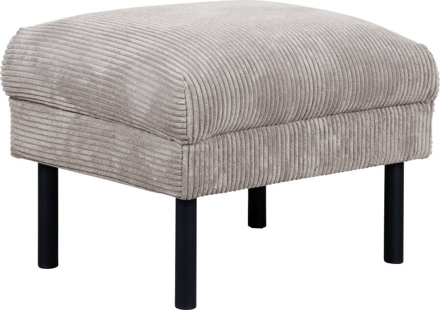 Home affaire Hocker Lillibeth poef zitzak afmetingen B D H: 64 50 48 cm passend bij de lillibeth-serie ook in ribfluweel en fluwelen look - Foto 4