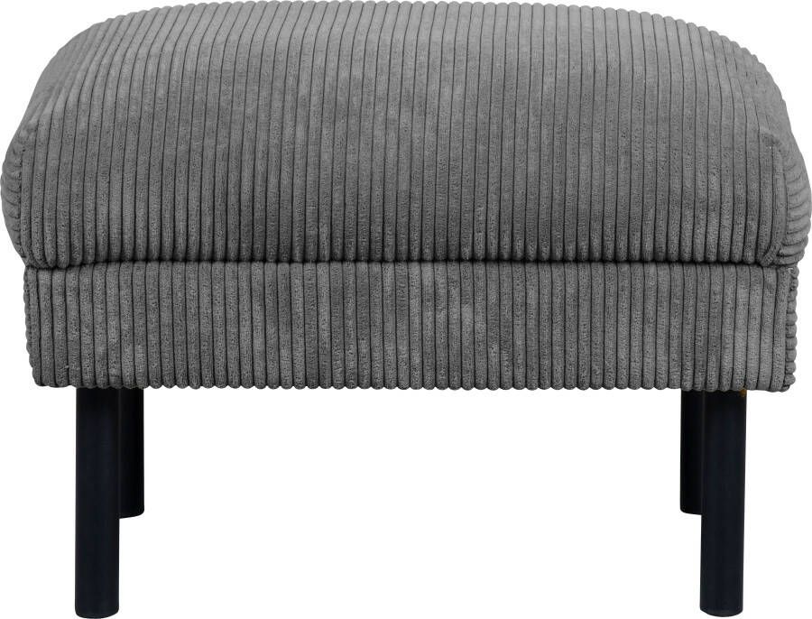 Home affaire Hocker Lillibeth poef zitzak afmetingen B D H: 64 50 48 cm passend bij de lillibeth-serie ook in ribfluweel en fluwelen look - Foto 3