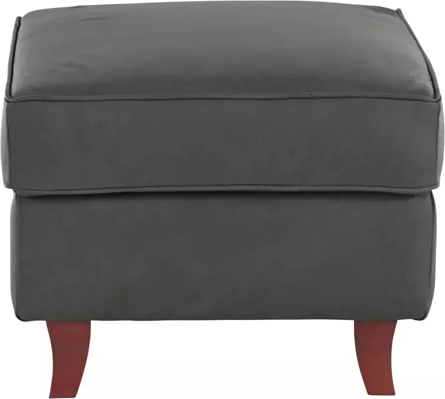 Home affaire Hocker Reims echte chesterfield-capitonnage fluwelige look met changerende look