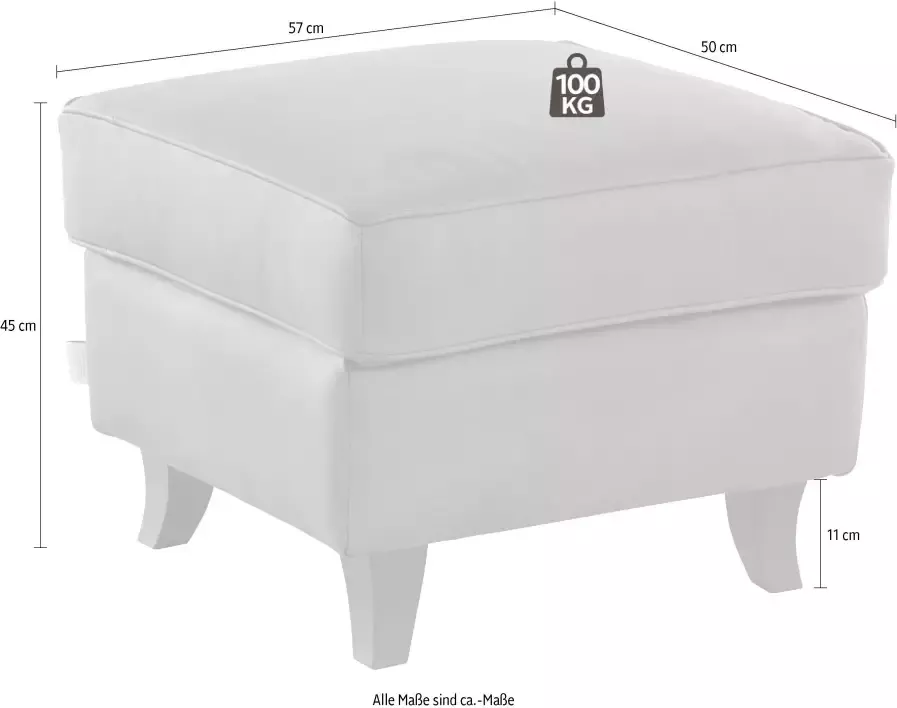 Home affaire Hocker Reims echte chesterfield-capitonnage fluwelige look met changerende look - Foto 3