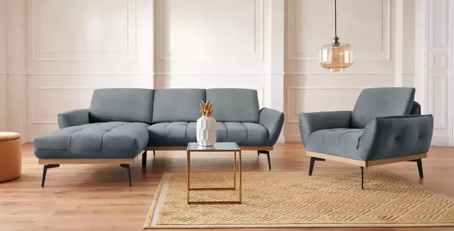 Exxpo sofa fashion Hoekbank Palic incl. rugverstelling comfortabel elegant breedte 245cm L-vorm - Foto 2