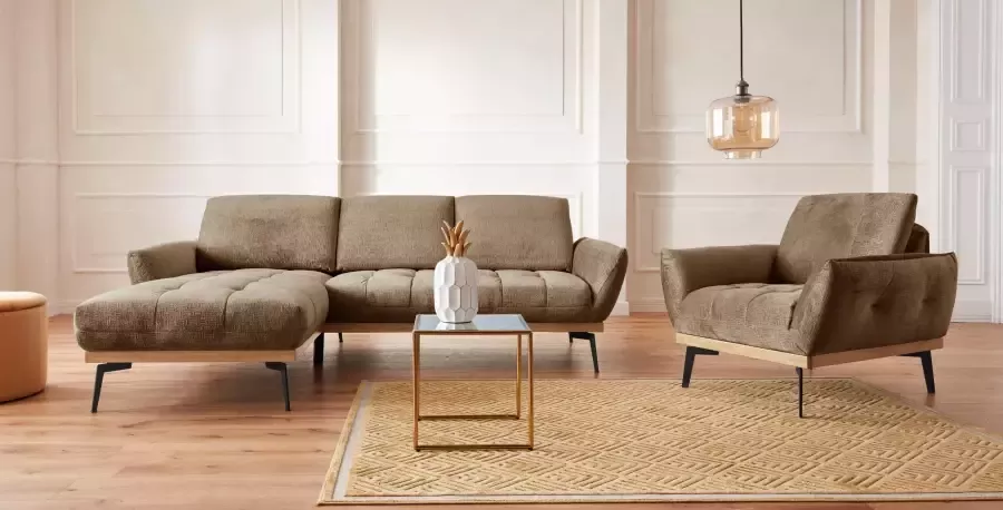 Exxpo sofa fashion Hoekbank Palic incl. rugverstelling comfortabel elegant breedte 245cm L-vorm - Foto 2