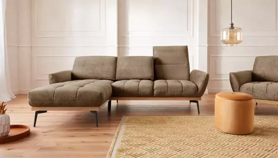 Exxpo sofa fashion Hoekbank Palic incl. rugverstelling comfortabel elegant breedte 245cm L-vorm