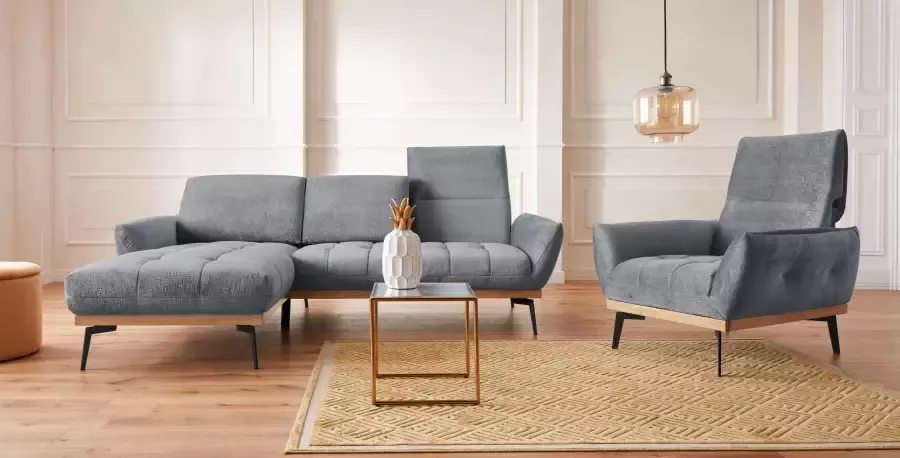 Exxpo sofa fashion Hoekbank Palic incl. rugverstelling comfortabel elegant breedte 245cm L-vorm - Foto 2