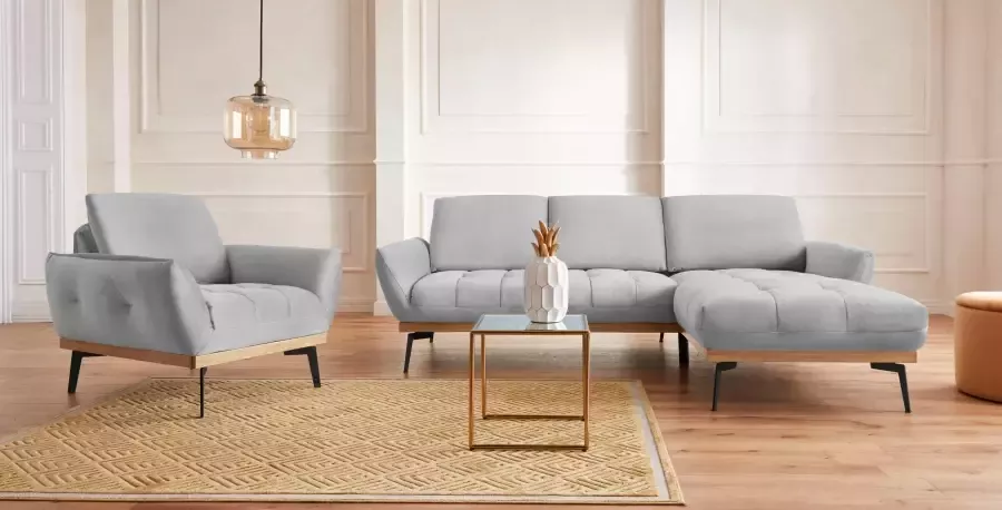 Exxpo sofa fashion Hoekbank Palic incl. rugverstelling comfortabel elegant breedte 245cm L-vorm - Foto 2