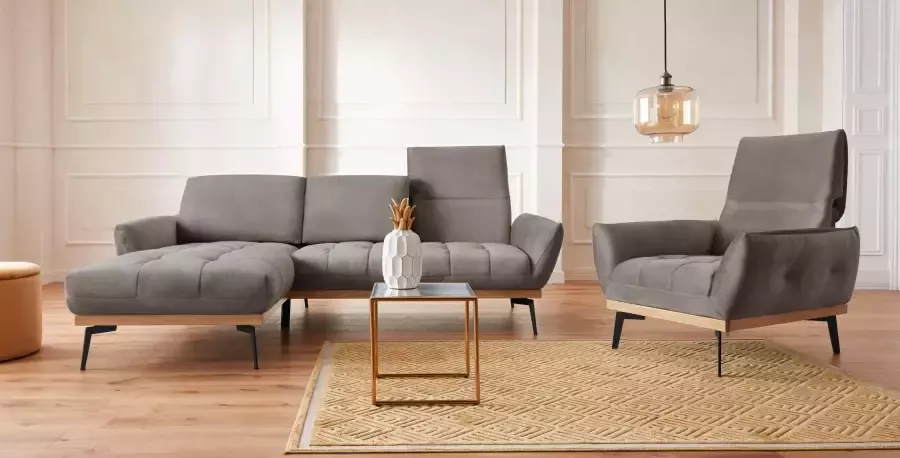 Exxpo sofa fashion Hoekbank Palic incl. rugverstelling comfortabel elegant breedte 245cm L-vorm - Foto 2