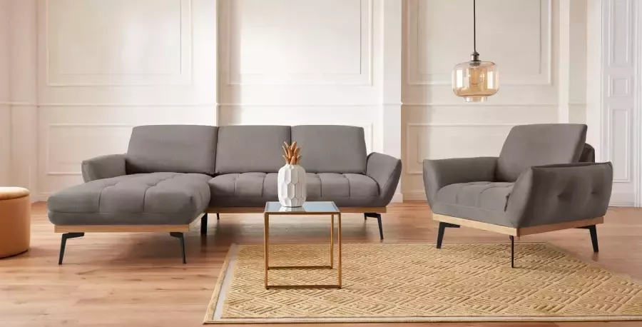 Exxpo sofa fashion Hoekbank Palic incl. rugverstelling comfortabel elegant breedte 245cm L-vorm - Foto 3