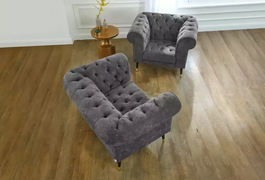 Home affaire Loveseat Tinnum loveseat Chesterfield fauteuil (set) - Foto 3