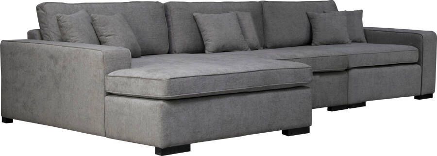 Home affaire Ottomane Skara L-vorm Loungebank met binnenveringsinterieur in vele overtrekkwaliteiten - Foto 2