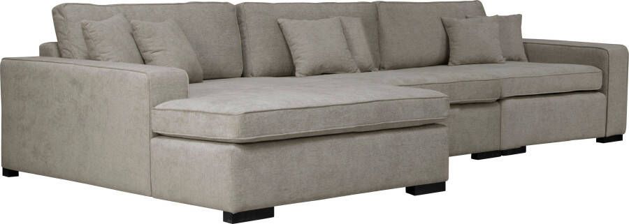 Home affaire Ottomane Skara L-vorm Loungebank met binnenveringsinterieur in vele overtrekkwaliteiten - Foto 2