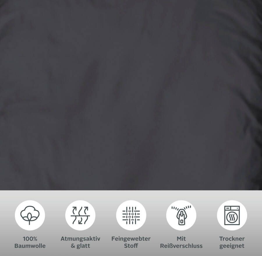 Guido Maria Kretschmer Home&Living Beddengoed Mila in 135x200 155x220 of 200x200 cm Mako-satin beddengoed van katoen effen beddengoed - Foto 2