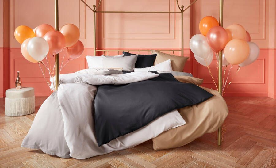 Guido Maria Kretschmer Home&Living Beddengoed Mila in 135x200 155x220 of 200x200 cm Mako-satin beddengoed van katoen effen beddengoed - Foto 5