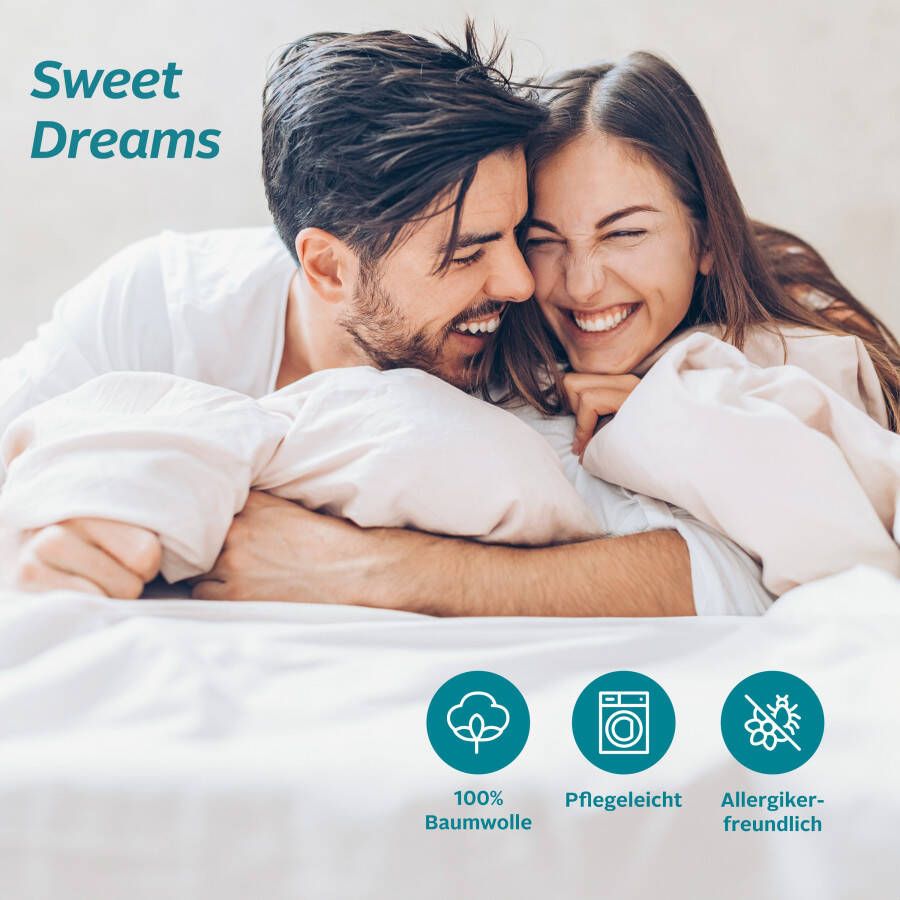 Guido Maria Kretschmer Home&Living Beddengoed Mila in 135x200 155x220 of 200x200 cm Mako-satin beddengoed van katoen effen beddengoed