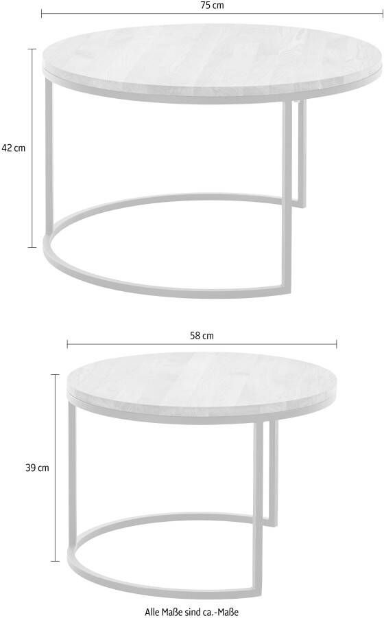 Guido Maria Kretschmer Home&Living Salontafel (set 2 stuks) - Foto 4