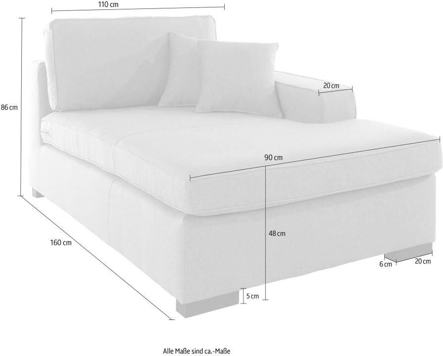Home affaire Sofaelement Skara Module voor zelf samenstellen in vele stofkwaliteiten - Foto 2