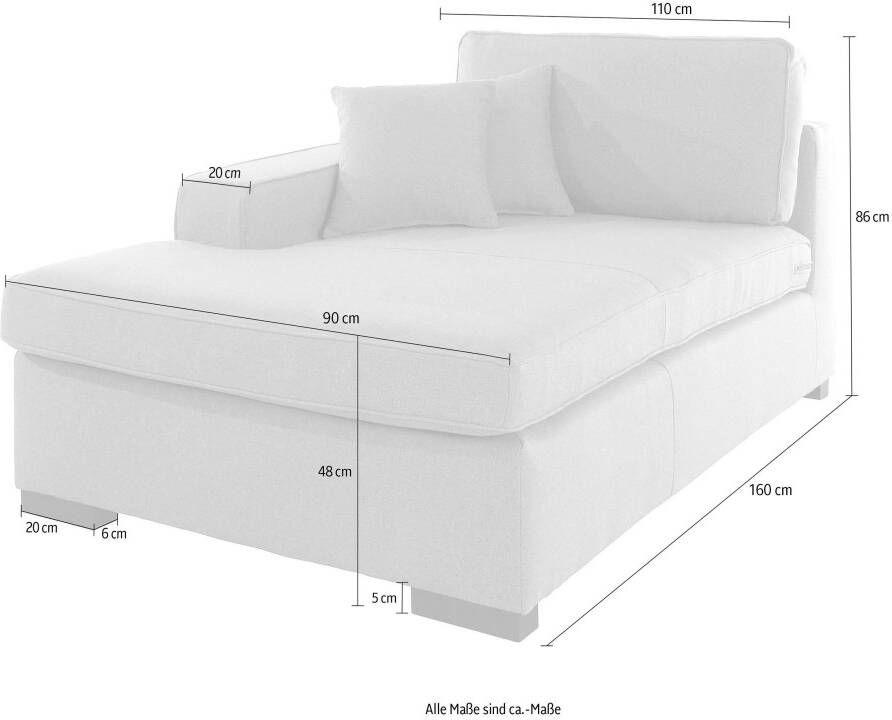Home affaire Sofaelement Skara Module voor zelf samenstellen in vele stofkwaliteiten - Foto 2
