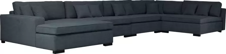 Home affaire Zithoek Skara XXL U-vorm Loungebank XXL met binnenveringsinterieur in vele overtrekkwaliteiten - Foto 3