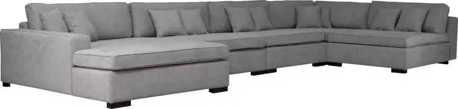 Home affaire Zithoek Skara XXL U-vorm Loungebank XXL met binnenveringsinterieur in vele overtrekkwaliteiten - Foto 3