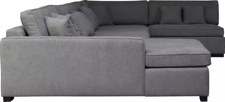 Home affaire Zithoek Skara XXL U-vorm Loungebank XXL met binnenveringsinterieur in vele overtrekkwaliteiten