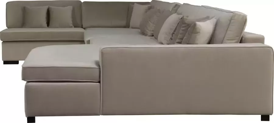 Home affaire Zithoek Skara XXL U-vorm Loungebank XXL met binnenveringsinterieur in vele overtrekkwaliteiten