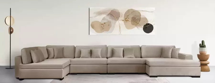 Home affaire Zithoek Skara XXL U-vorm Loungebank XXL met binnenveringsinterieur in vele overtrekkwaliteiten - Foto 2