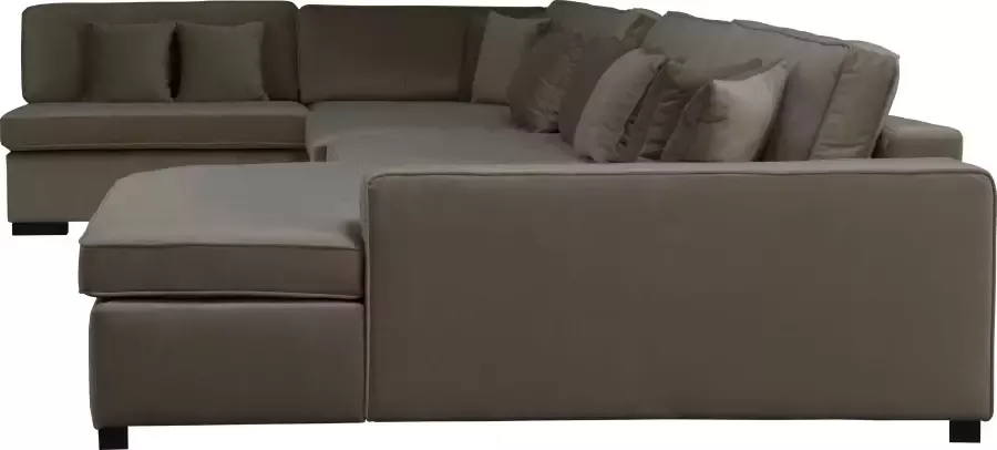 Home affaire Zithoek Skara XXL U-vorm Loungebank XXL met binnenveringsinterieur in vele overtrekkwaliteiten