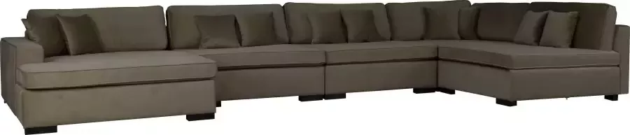 Home affaire Zithoek Skara XXL U-vorm Loungebank XXL met binnenveringsinterieur in vele overtrekkwaliteiten - Foto 3