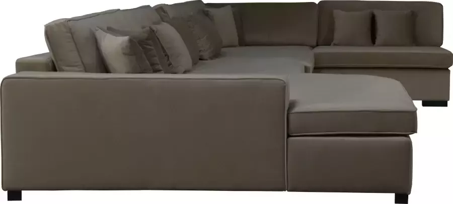 Home affaire Zithoek Skara XXL U-vorm Loungebank XXL met binnenveringsinterieur in vele overtrekkwaliteiten