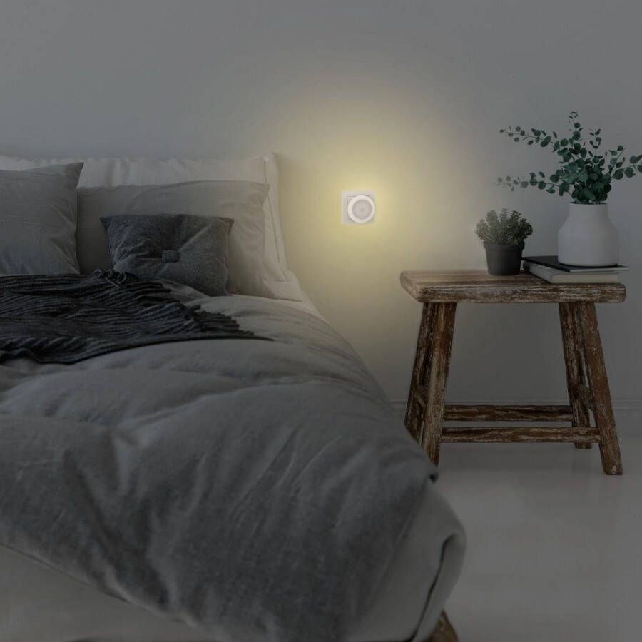 Hama Led-nachtlampje Nachtlamp stopcontact met touch sensor warm wit energiebesparend - Foto 2