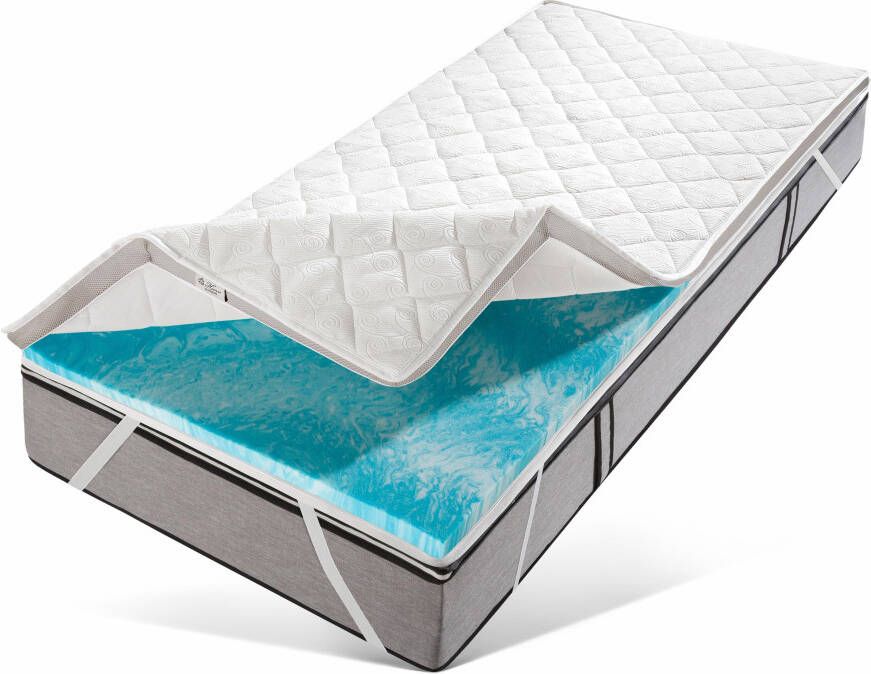 Hanse by RIBECO Topmatras Ole Matras topper 90x200 cm & 140x200 cm en andere maten (1 stuk)