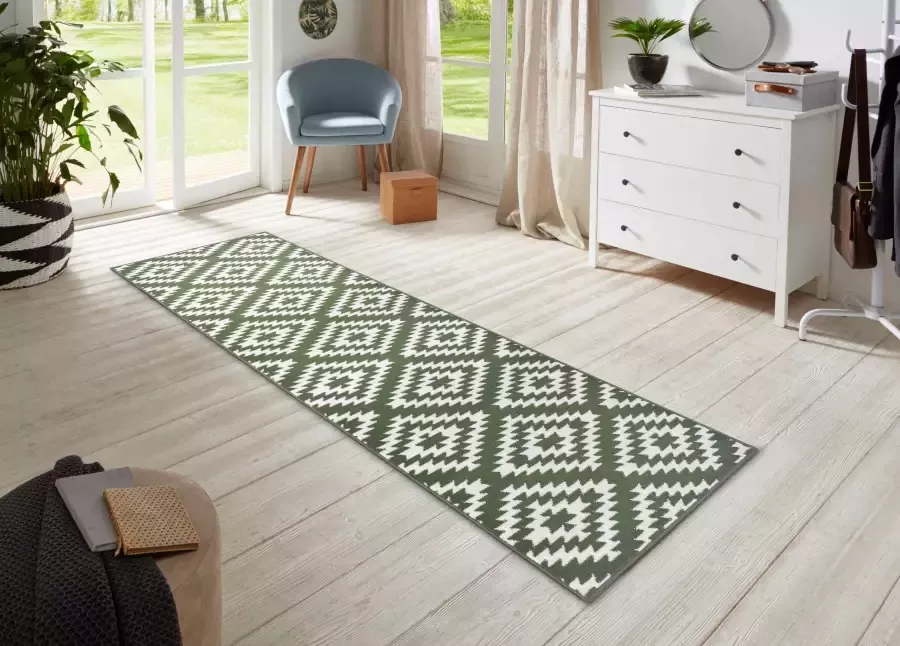 Hanse Home Design loper ruiten Nordic groen 80x400 cm - Foto 3