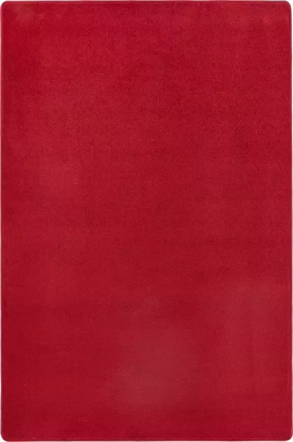 Hanse Home Modern effen vloerkleed rond Fancy rood 133 cm rond - Foto 5