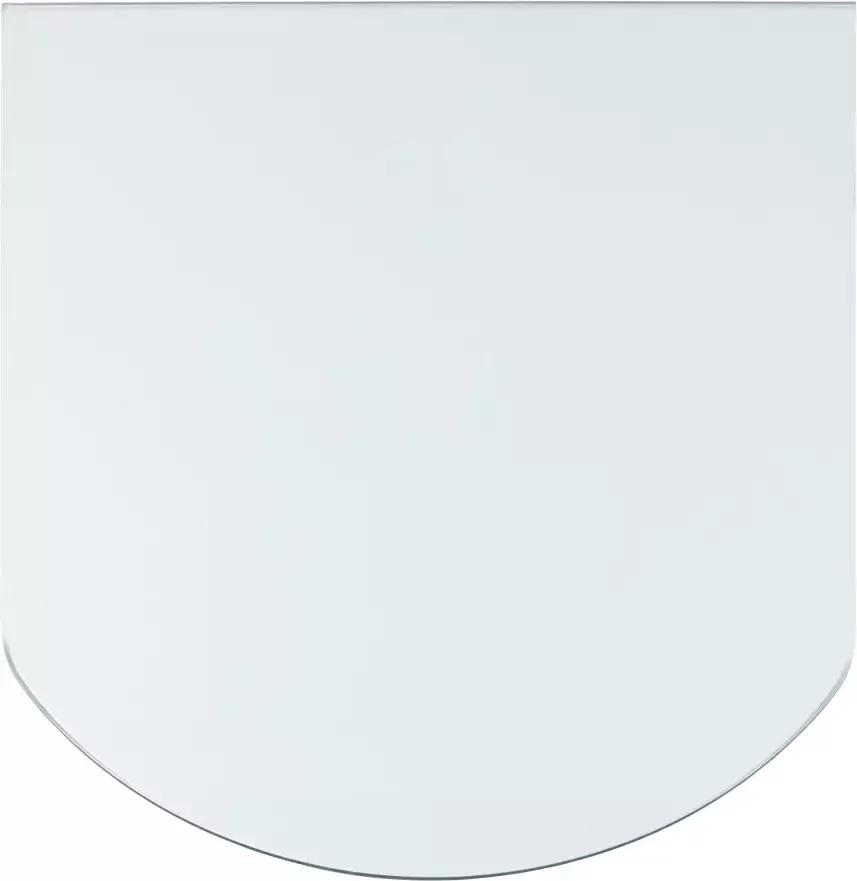 Hanseatic Heathus Bodemplaat Heathus Halfrond 85 Glas-halfrond 85 x 110 cm 8 mm dikte transparant voor vonkenbescherming