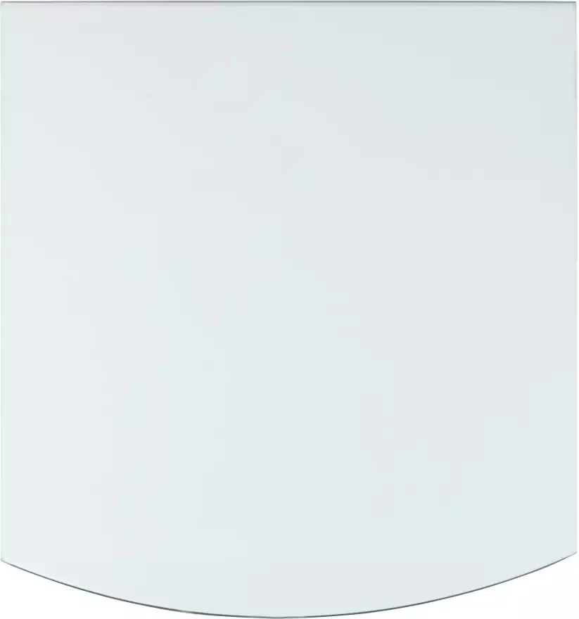 Hanseatic Heathus Bodemplaat Heathus Segmentboog 80 Glas-segment 80 x 100 cm 8 mm dikte transparant voor vonkenbescherming
