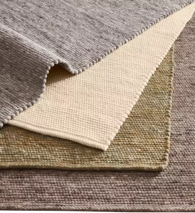 THEKO Wollen kleed Alpen met de hand geweven tweezijdig te gebruiken kleed mêlee zuivere wol woonkamer - Foto 8