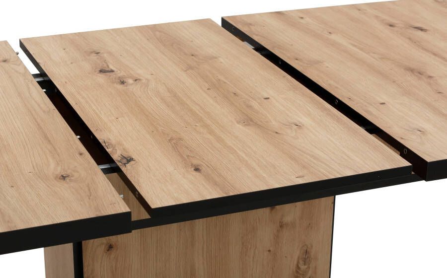 HELA Eethoek Ariana eettafel met 6 stoelen uitschuifbare keukentafel 7-delige set tafel (120-160cm) 6 stoelen met hoge belastbaarheid (set 7-delig) - Foto 3