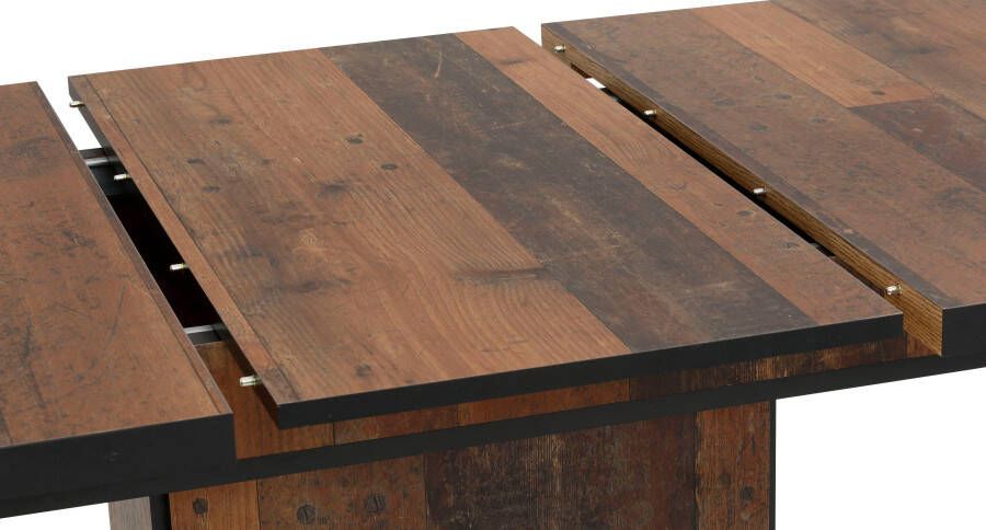 HELA Eethoek Ariana eettafel met 6 stoelen uitschuifbare keukentafel 7-delige set tafel (120-160cm) 6 stoelen met hoge belastbaarheid (set 7-delig) - Foto 5