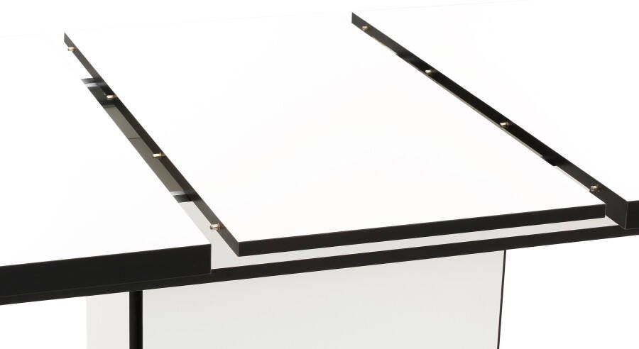 HELA Eethoek Ariana eettafel met 6 stoelen uitschuifbare keukentafel 7-delige set tafel (120-160cm) 6 stoelen met hoge belastbaarheid (set 7-delig) - Foto 5