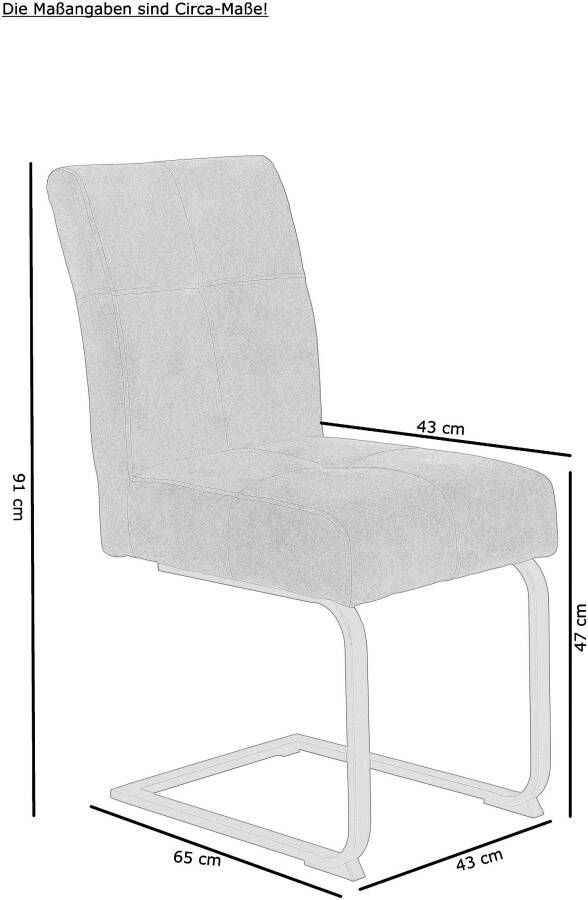 HELA Eethoek Luise I G (bank stoelen tafel) Comfortstoel met veren bestseller tafelgroep eetkamer (set 4-delig) - Foto 9