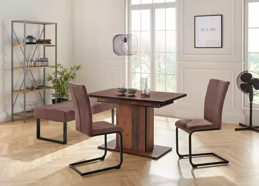 HELA Eettafel Ariana Bestseller tafel keukentafel uitschuiftafel door binnenin geplaatste inlegbladen uittrekbaar 120-160 cm - Foto 7