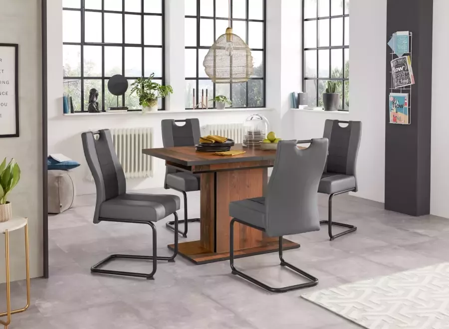 HELA Eettafel Ariana Bestseller tafel keukentafel uitschuiftafel door binnenin geplaatste inlegbladen uittrekbaar 120-160 cm - Foto 4