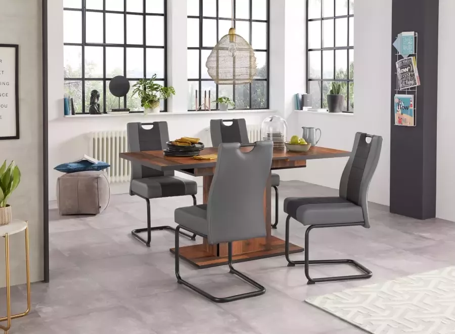 HELA Eettafel Ariana Bestseller tafel keukentafel uitschuiftafel door binnenin geplaatste inlegbladen uittrekbaar 120-160 cm - Foto 5