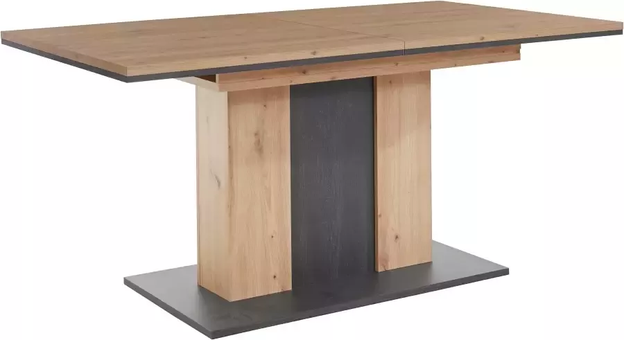 Hela EMOB Eettafel Atnalta 160 210x90 cm-artisan gebrand hout Kantoortafels Bruin Spaanplaat Kantoortafels Op voorraad - Foto 10